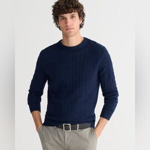 J Crew Cashmere cable-knit sweater AZ972